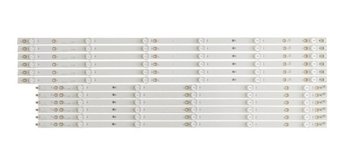 Tiras De Leds Sharp Modelo: 4t-c70bk2ud Kit 12 Tiras
