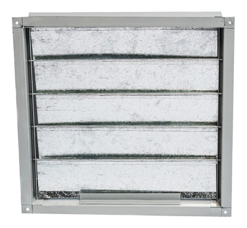 Imagen 2 de 10 de Persiana Metálica Móvil Extractor De Aire 45 Cm Gatti Vent