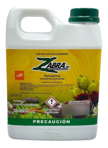 Insecticida Granulado Zabra .8g 1 Kg Allister Gusano Hormiga