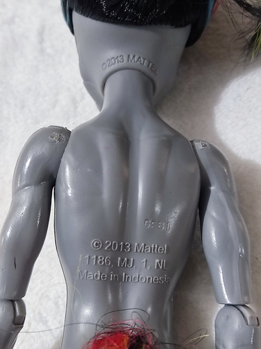 Muñeco Neighthan Rot De Monster Higt, Mattel 2013 Incompleto (Usado)
