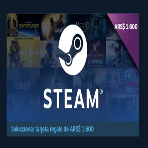 Saldo Steam $1600. Saldo Steam Wallet