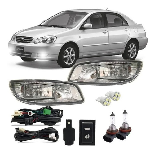 Imagem 1 de 2 de Kit Farol Milha Corolla Filder 2005 A 2008