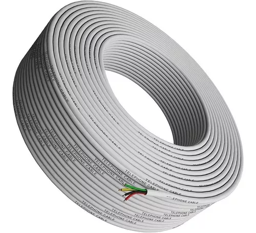 CABLE 2 HILOS BLANCO Y GRIS 0.5mm (Precio por metro)