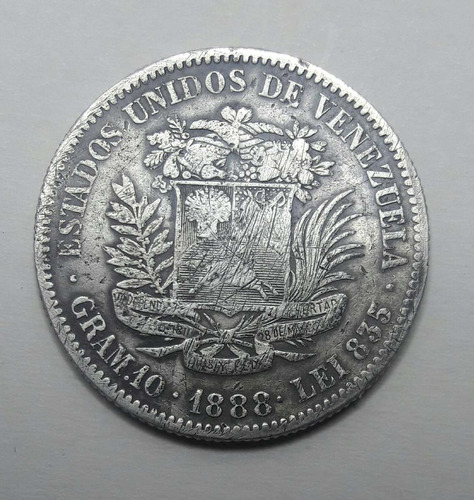 2 Bolivares De 1888 