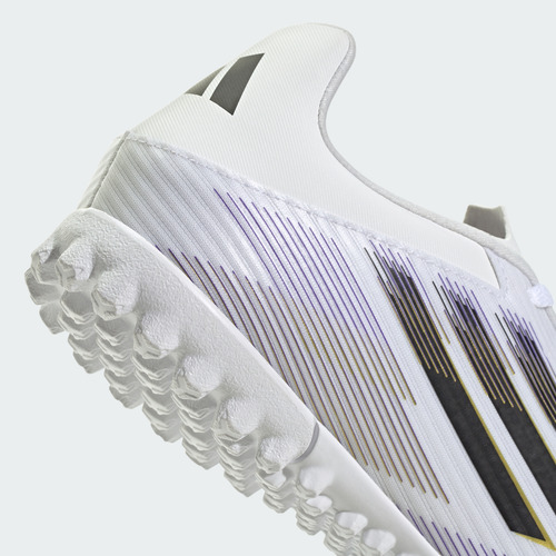 Botines Adidas Fútbol F50 Club Pasto Unisex Blanco Jr4387