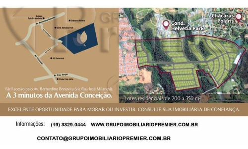 Imagem 3 de 5 de Terreno À Venda, 256 M² Por R$ 287.000,00 - Condomínio Gran Reserve - Indaiatuba/sp - Te0739