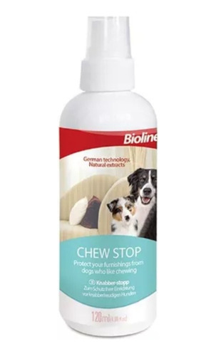 Bioline Stop Chew Para Perros 120ml Repelente