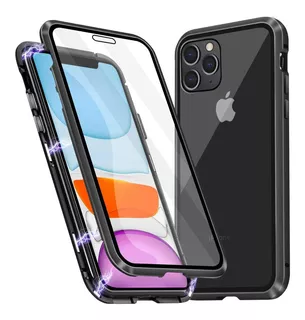 Case Glass Magnético Para iPhone 11 Pro Max Protector 360°