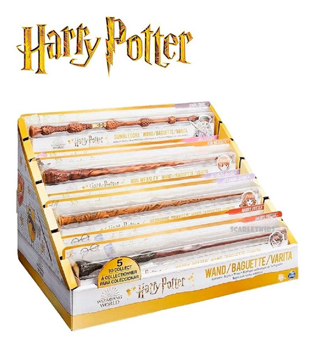 Varita Harry Potter Ollivanders Original Scarlet Kids