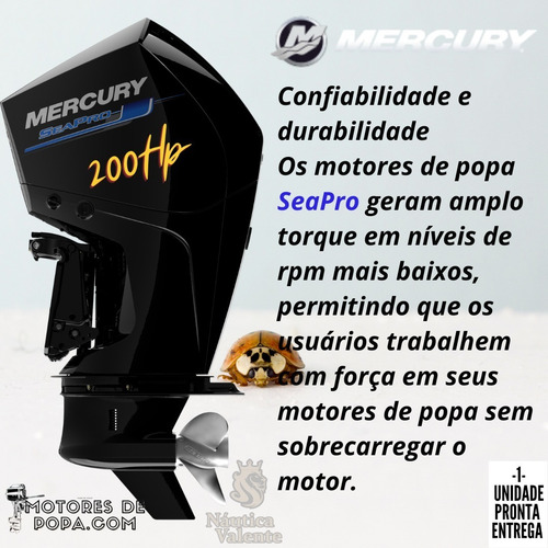 Imagem 9 de 21 de Motor De Popa De 115 Hp Sea Mercury 3 Anos Garantia