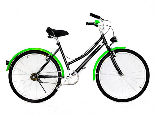 Bicicleta Vintage Urban Tu Nombre Luz Y Accesorios Verdelima