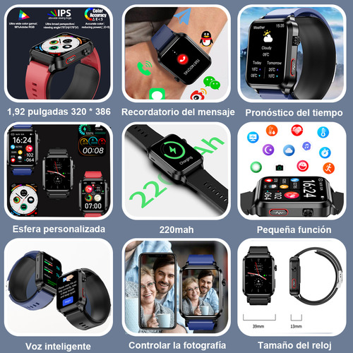Ssb Smart Watch Mujer Hombre Glucosa En Sangre Ácido Úrico