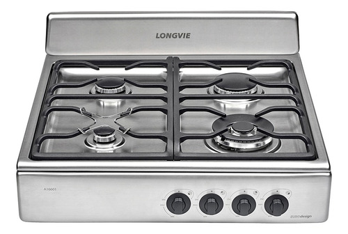 Imagen 1 de 2 de Anafe A Gas Longvie A16601x Inox Encendido Una Mano