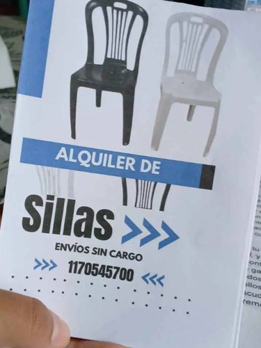 Alquileres De Sillas....!!!