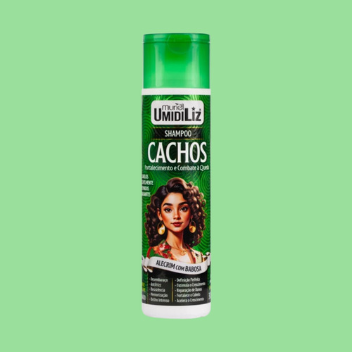 Shampoo Cachos Alecrim Com Babosa 300ml - Muriel Umidi Liz