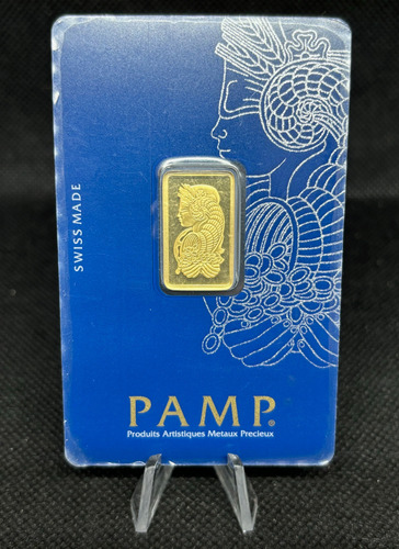 Barra De Oro Pamp Swiss, Lady Fortuna 5gramos