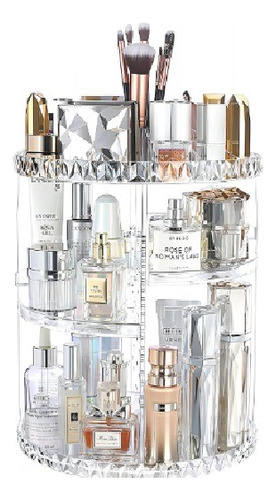 Organizador De Maquillajes Acrílico Organizador Giratorio
