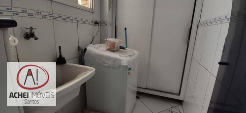 Imagem 15 de 30 de Apartamento Com 2 Dormitórios, 2 Suítes, Frente Mar, 1 Vaga, À Venda, 106 M² Por R$ 990.000 - Embaré - Santos/sp - Ap11433