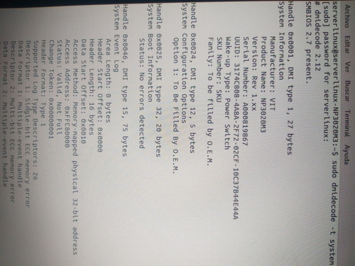 Imagen 7 de 8 de Vendo Servidor Disco Duro 2 Teras Memoria 8gb