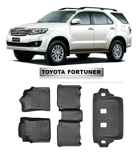 Alfombra Weathertech Tipo Bandeja Fortuner Nacional 08-19