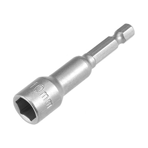 Uxcell 1/4 Quick-change Vástago Hexagonal 10mm Nut Setter D