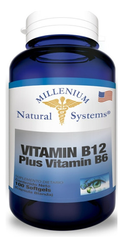 Vitamina B12+vitamina B6 X 100 - Unidad a $500