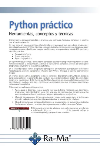 Libro Python Práctico Herramientas, Conceptos Y Técnicas | Envío gratis