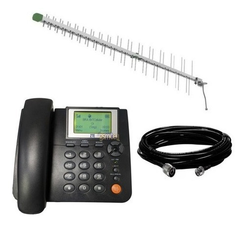 Telefone Antena Rural Celular Gsm Chip 2g Sim Completo
