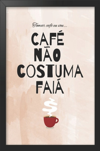 Placa Personalizada Cafe