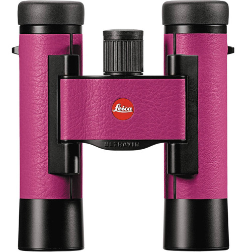 Leica 10x25 Ultravid Colorline Binoculars (cherry Pink)