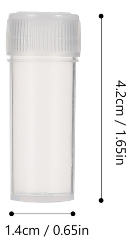 Botellas De Aceite Esencial De Plástico Transparente De 5 Ml
