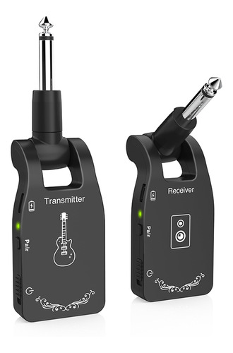 Sistema De Guitarra Inalámbrica 2.4g Recargable 6 Canales