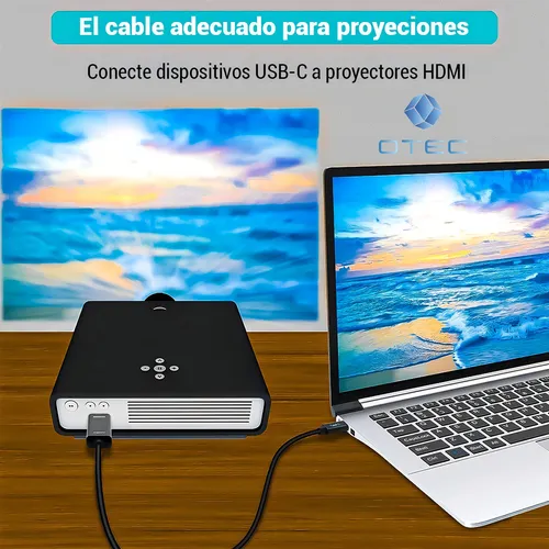 Cable Usb C A Hdmi Celular Samsung Xiaomi Huawei Mac - Otec