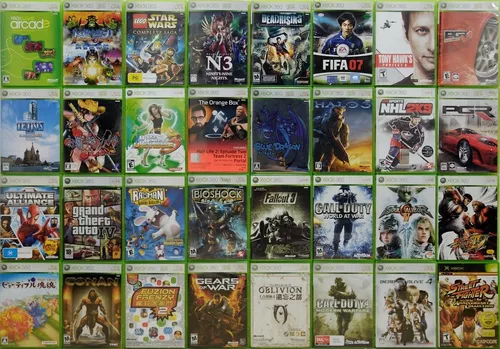 Jogo para Xbox 360 desbloqueado a escolha