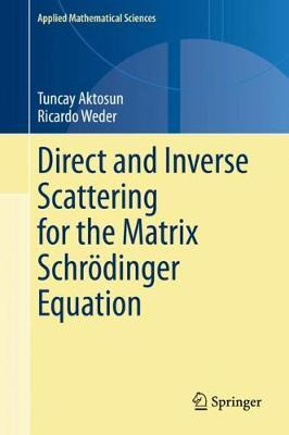 Libro Direct And Inverse Scattering For The Matrix Schroe...