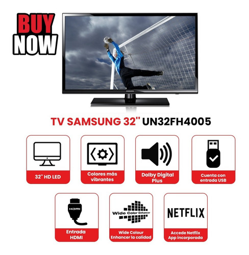 Tv Samsung 32 = Tcl + Youtube + Spotify + Chromecast Gratis!