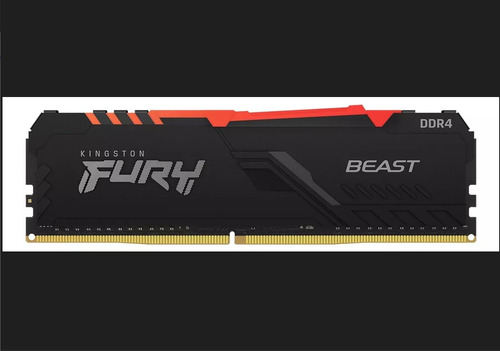 Ddr4 2 X 8 Gb 2666 Mhz Kingston Fury Beast Rgb Kf426c16bba/8