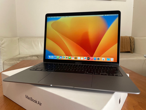 Macbook Air 13 2022 M1 Spacy Gry- 512gb- 8gb- 114cc Bat %100 Grey (Usado)