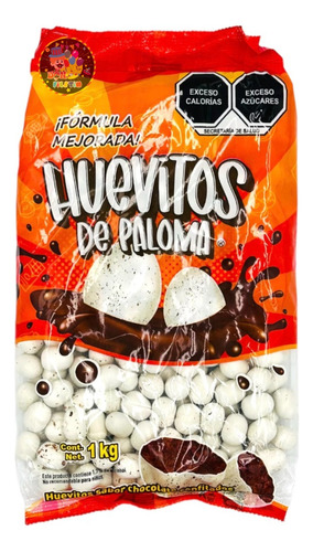 Huevitos De Paloma Chocolate Confitado Granel Bolsa De 1 Kg