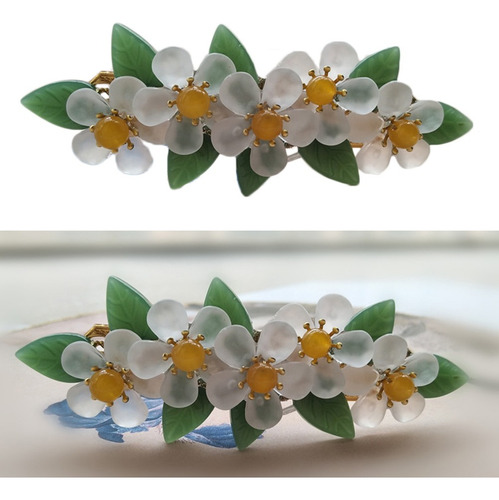 Estilo Clásico Pelo Flor Corona Horquilla De Cabello Decorat