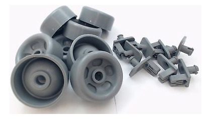 Wd35x21041, Dishwasher Lower Rack Roller & Axle Kit Repl Eej