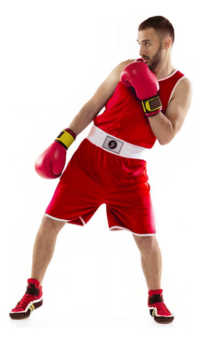 Conjunto Short Y Playera Profesional De Boxeo Oka 10 Pz