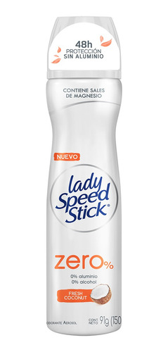 Desodorante Mujer Lady Speed Stick Naturals Coconut 150ml