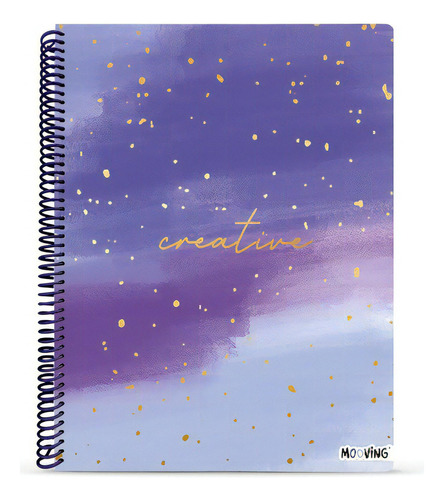 Cuaderno Universitario A4 Brush 80 Hojas T/sr Mooving Color 1