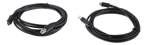 Cable Adaptador De Impresora De 2 Piezas A Usb2.0 Type-b