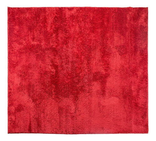 Tapete Pratatêxtil Quadrado 1,00m X 1,00m Antiderrapante Cor Cereja Desenho do tecido Cereja