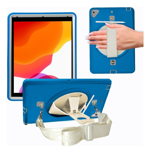 Funda Rígida Para Tablet Slim Company Ip10.2 Color Azul