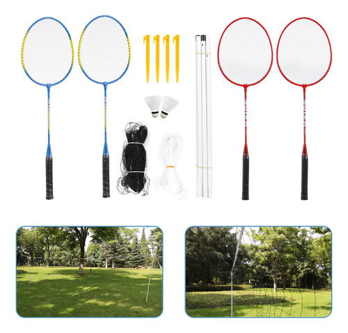 Conjunto De Badminton Ajustável Para Esportes Ou Passarinhos