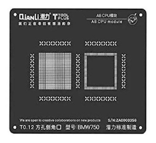 Stencil Qianli A8 Cpu Bmw750 iPhone 6 6 Plus Ic Reballing