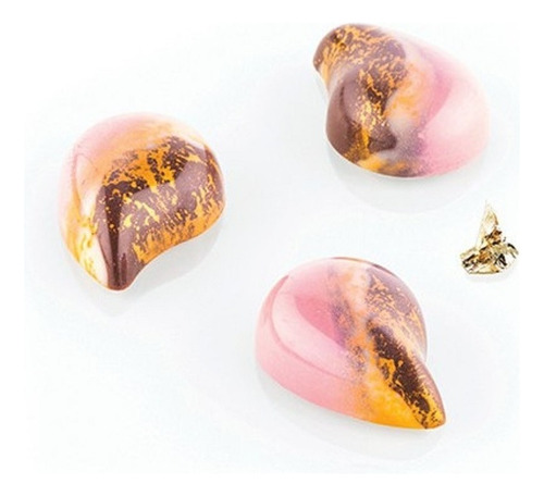 Molde Chocolate Bombones Repostería Goccia P Silikomart® Color Blanco